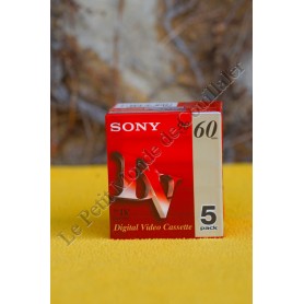 Pack 5 cassettes MiniDV Sony 5DVM-60R3 - Enregistrement et Lecture Mini-DV Caméscope - Sony 5DVM60R3