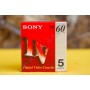 Pack 5 cassettes MiniDV Sony 5DVM-60R3 - Enregistrement et Lecture Mini-DV Caméscope - Sony 5DVM60R3