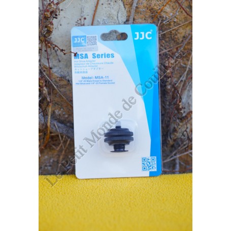Adaptateur JJC MSA-11 Griffe Porte-accessoire pour Action Cam, Moniteur écran LCD - Remplace Sony VCT-CSM1 - JJC MSA-11