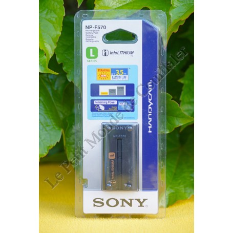 Battery InfoLithium Serie L Sony NP-F570 - Rechargeable - 7.2 V - 15.8Wh - 2200mAh - Sony NP-F570