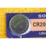Lot de 5 piles boutons Sony CR2016 3V - Lithium CR2016A - Sony CR2016