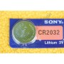Lot de 5 piles boutons Sony CR2032 3V - Lithium CR2032A - Sony CR2032