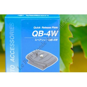 Quick release plate Velbon QB-4W for tripods Sony VCT-VPR1 and VCT-R640 - Velbon QB-4W