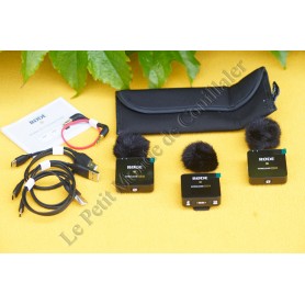 Røde Wireless Go II Microphone Kit - 2 Compact USB-C Microphones on one Receiver - Rode Wireless Go II