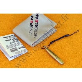 Kit de nettoyage Lenspen MBK-1 - Objectif smartphone, tablette - Surface carbone et chiffon microfibre - Lenspen MBK-1