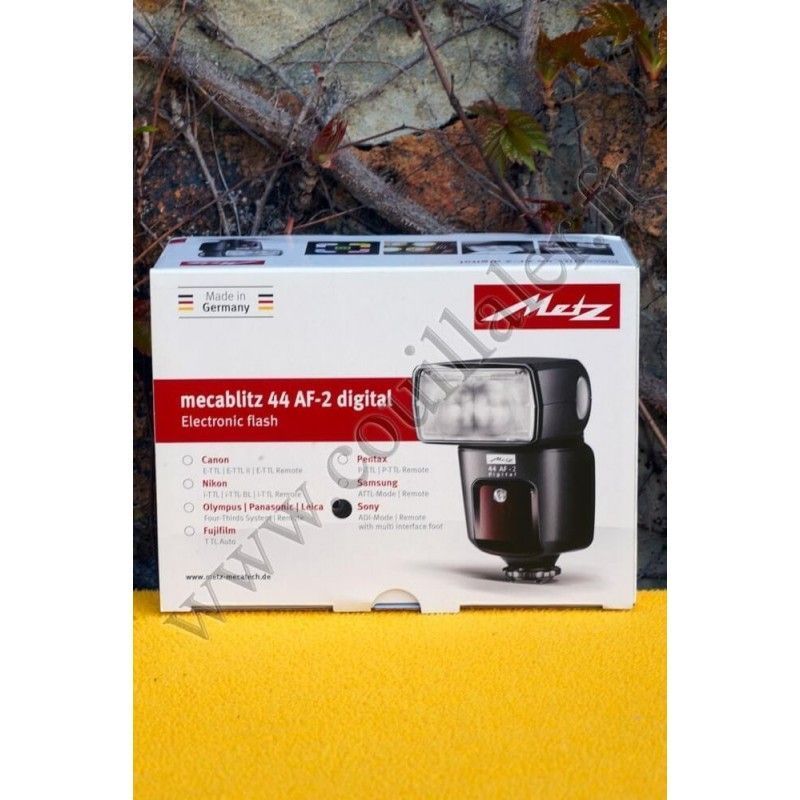 Flash Cobra Metz 44 AF-2 - Video LED - Sony MIS Multi-Interface Shoe - Diffuser wide-angle - Metz 44 AF-2 Flash Cobra Metz 44 AF-2 - Video LED - Sony MIS Multi-Interface Shoe - Diffuser wide-angle - Metz 44 AF-2