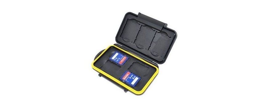 Photo video memory card storage rigid boxes - QXD, SDXC, SDHC, SD - couillaler.co.uk