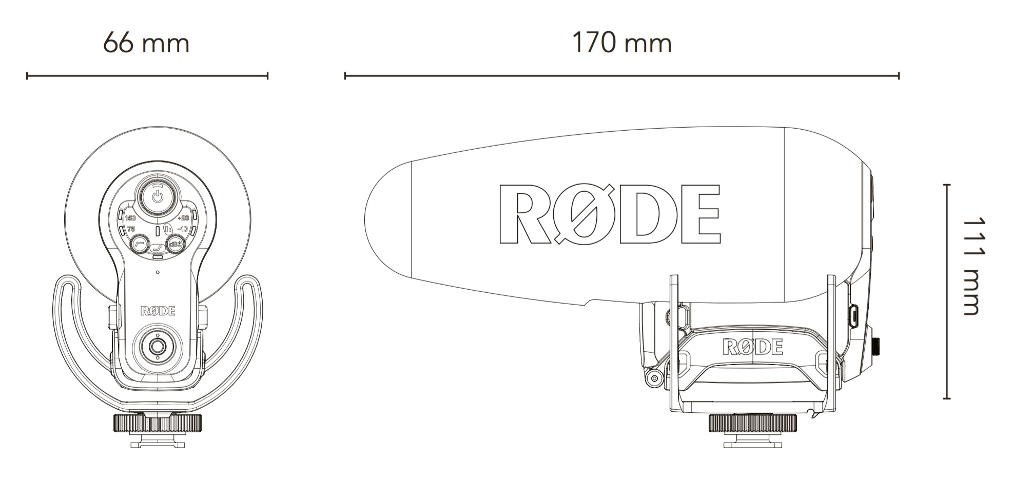 Rode_VideoMicProPlus_Dimensions